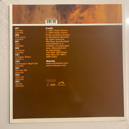 Röyksopp - Melody A.M. (2xLP, Album). ELECTRONIC