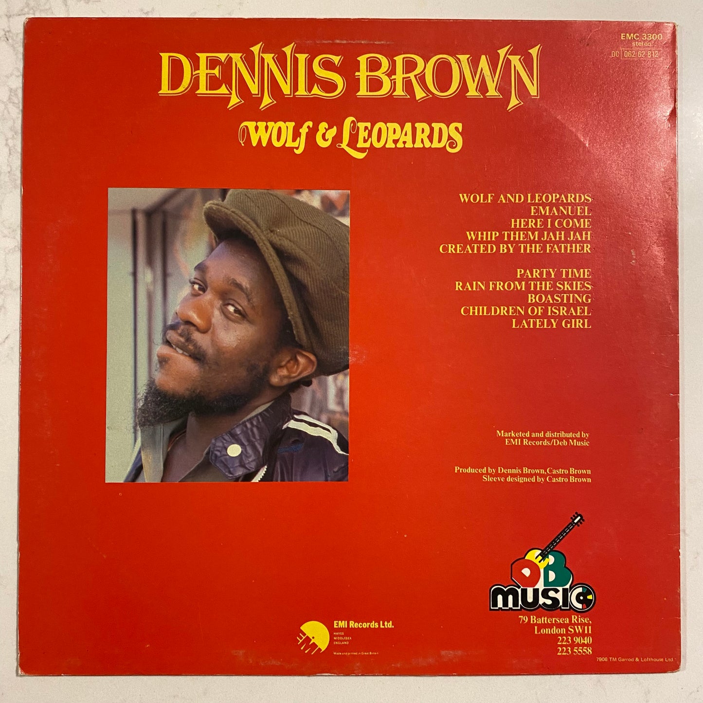 Dennis Brown - Wolf & Leopards (LP, Album, RE). REGGAE
