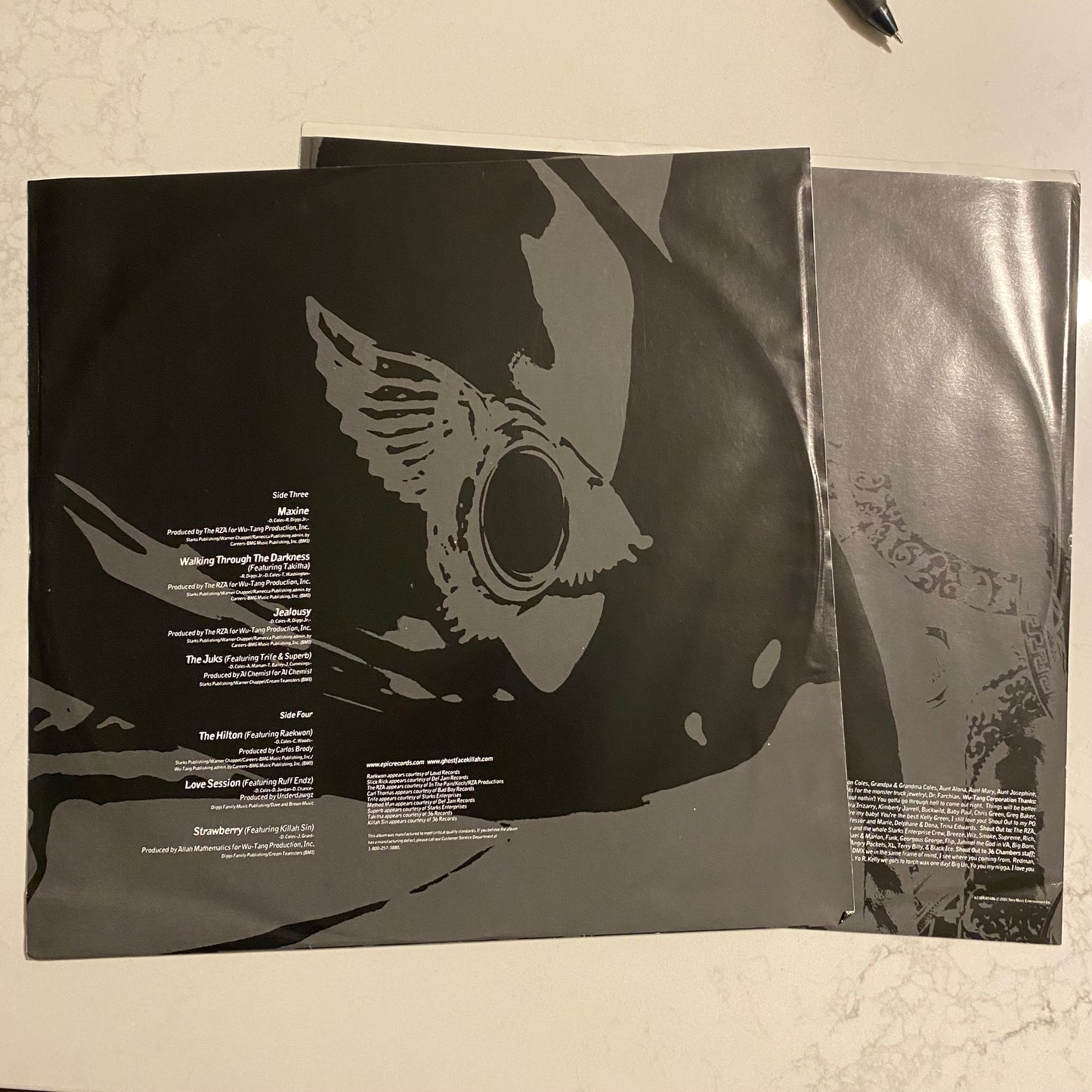 Ghostface Killah Featuring Raekwon - Bulletproof Wallets (2xLP, Album). HIP-HOP