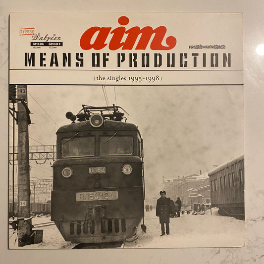 Aim - Means Of Production (The Singles 1995 - 1998) (2xLP, Comp). ELECTRONIC