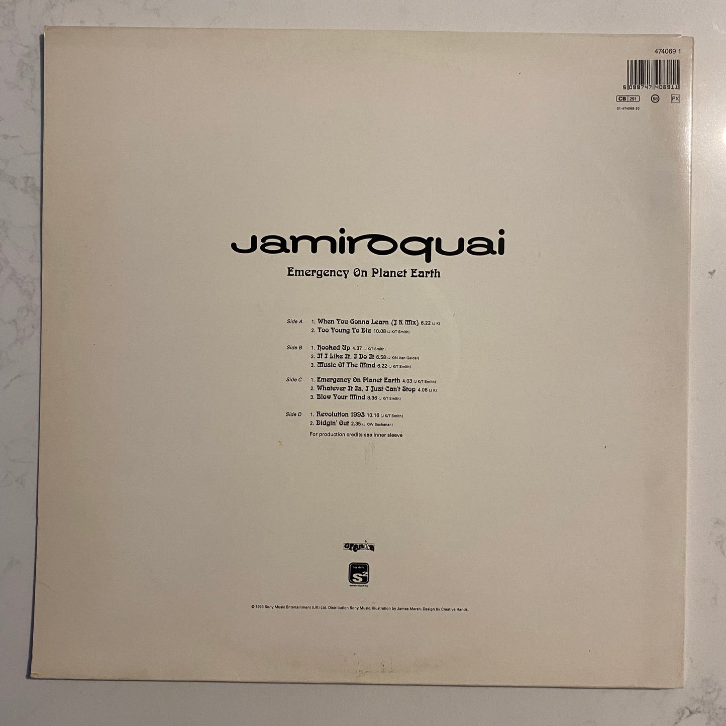 Jamiroquai - Emergency On Planet Earth (2xLP, Album). FUNK