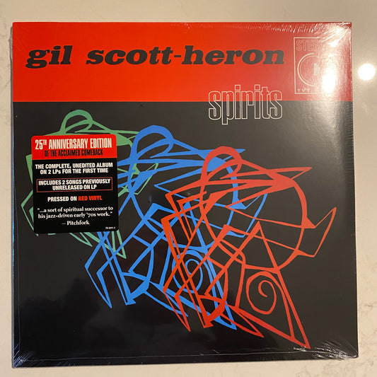 Gil Scott-Heron - Spirits (2xLP, Album, RE, Red). FUNK
