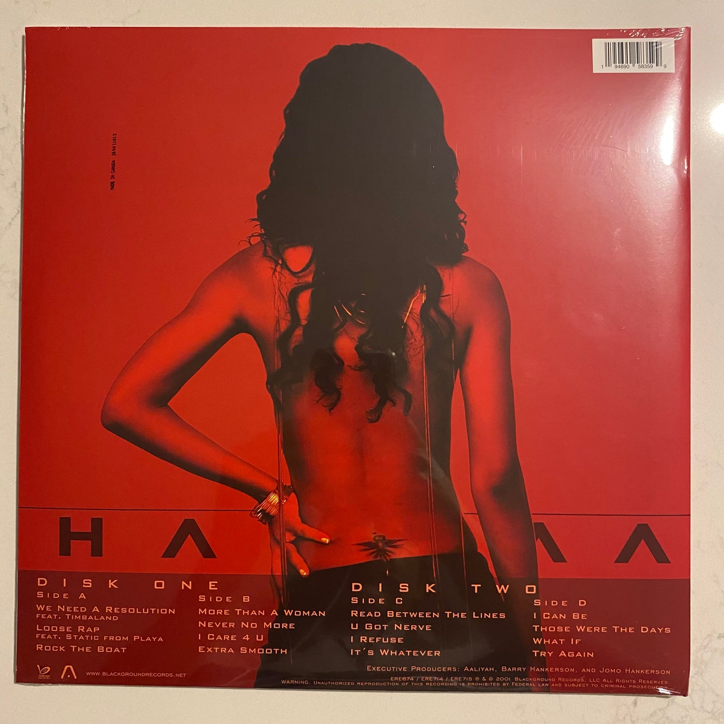 Aaliyah - Aaliyah (2xLP, Album, RE, Tra) GOLD SPLATTER. SEALED. R&B