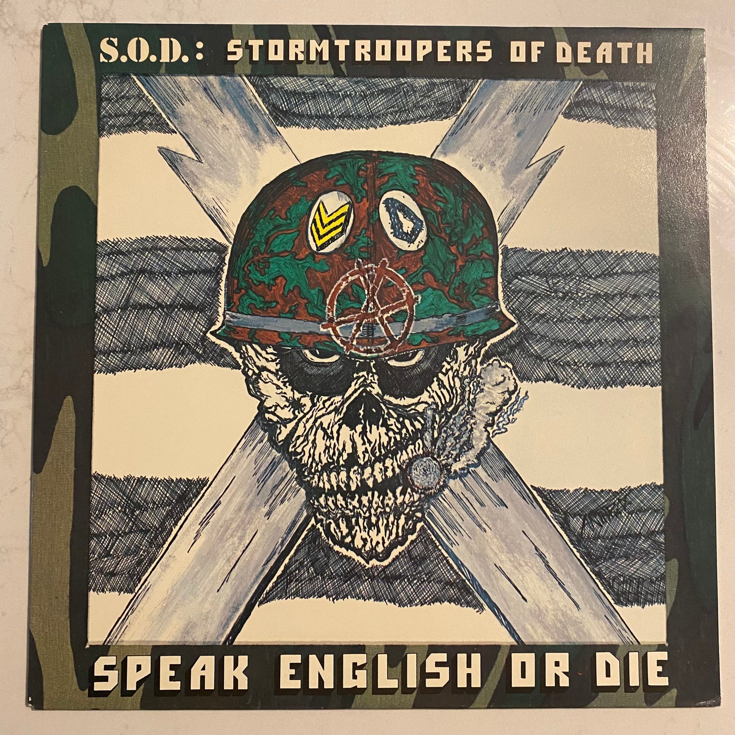Stormtroopers Of Death - Speak English Or Die (LP, Album). ROCK