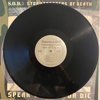 Stormtroopers Of Death - Speak English Or Die (LP, Album). ROCK
