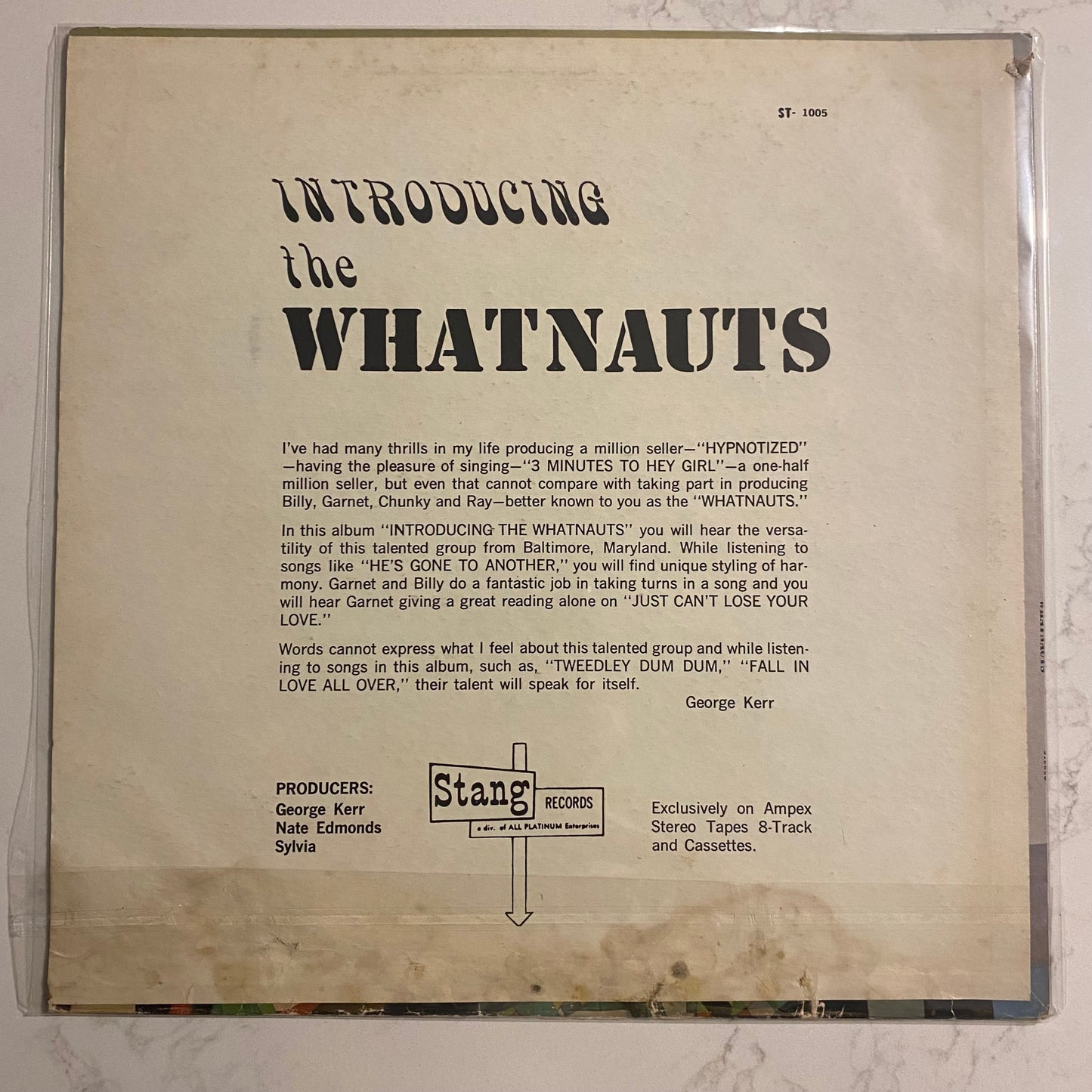 Whatnauts* - Introducing The Whatnauts (LP, Album)Whatnauts* - Introducing The Whatnauts (LP, Album) R&B