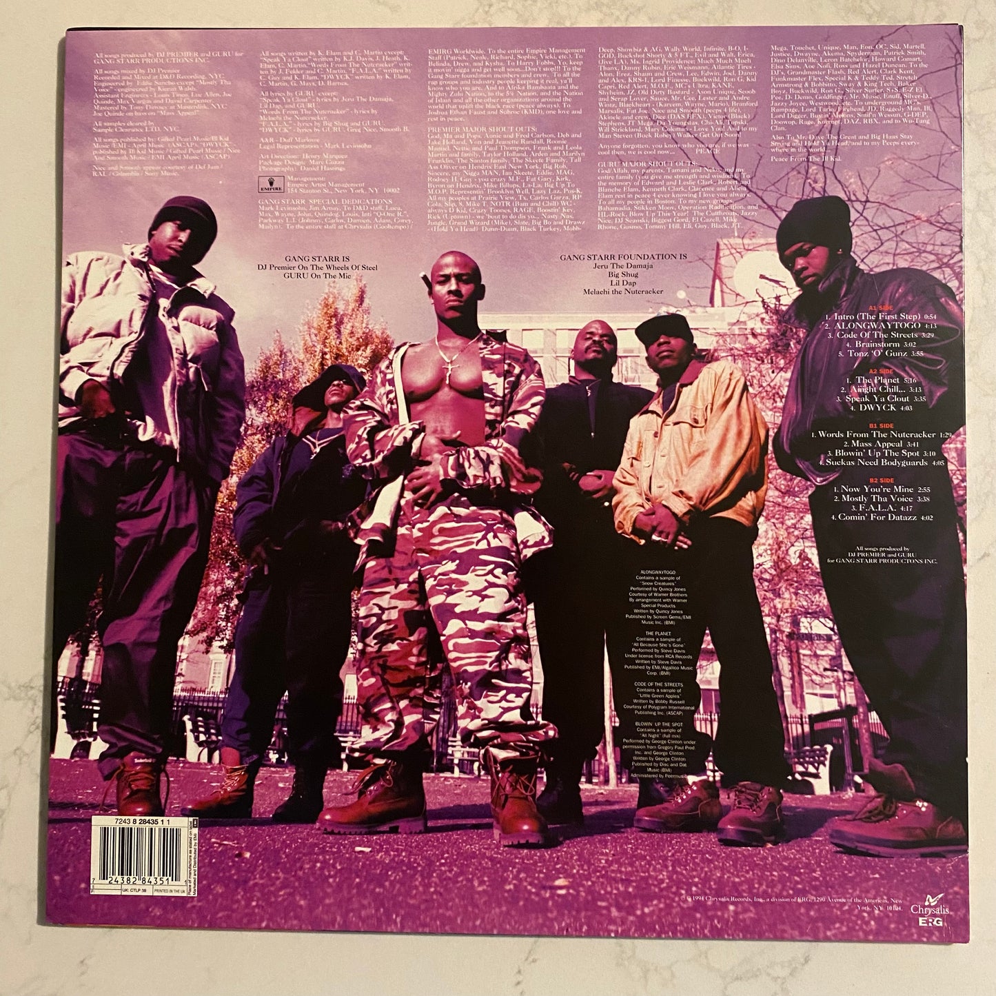 Gang Starr - Hard To Earn (2xLP, Album)