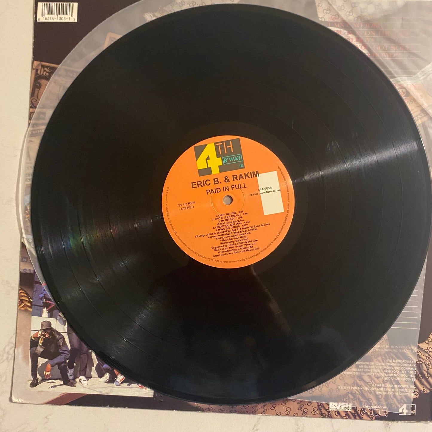 Eric B. & Rakim - Paid In Full (LP, Album, RE, Pin)