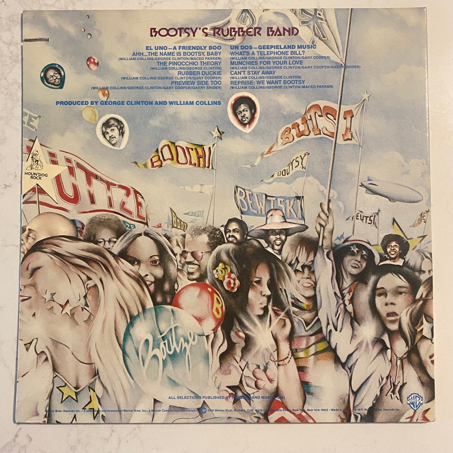 Bootsy's Rubber Band - Ahh...The Name Is Bootsy, Baby! (LP, Album, Win)