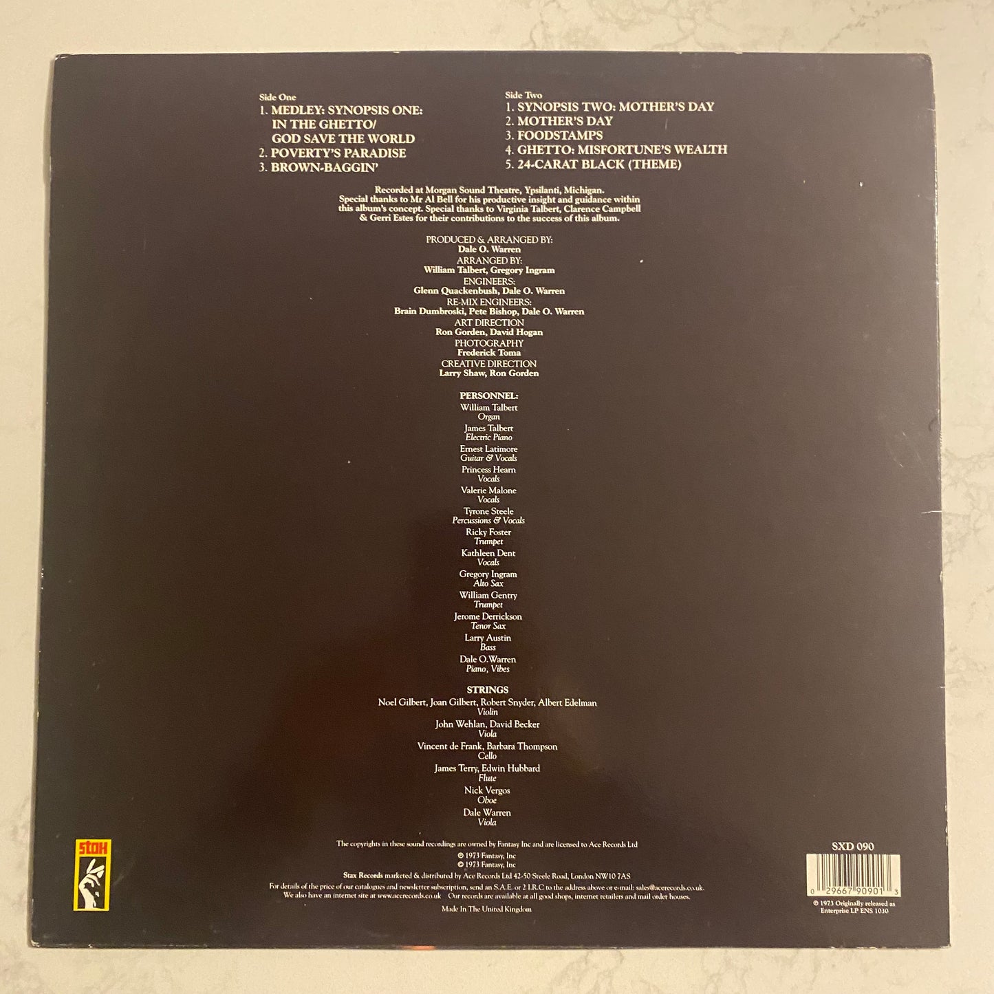 The 24-Carat Black* - Ghetto: Misfortune's Wealth (LP, Album, RE)
