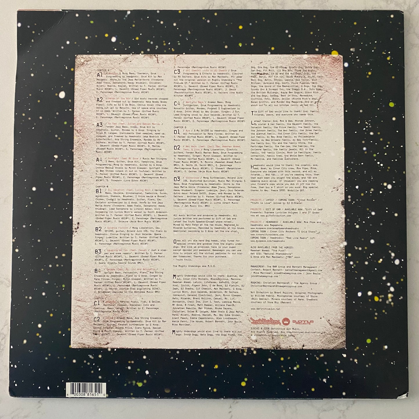 The Mighty Underdogs - Droppin' Science Fiction (2xLP, Album)