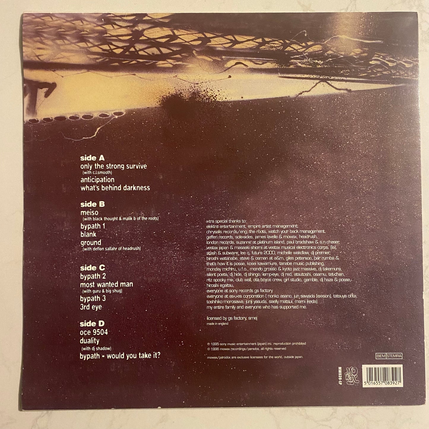 DJ Krush – Meiso. 2 x Vinyl, LP, Album, Unofficial Release