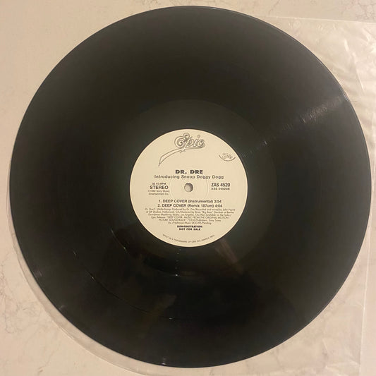 Dr. Dre Introducing Snoop Doggy Dogg* - Deep Cover (12", Single, Promo)