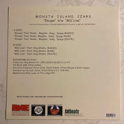 Monsta Island Czars - Escape (12")