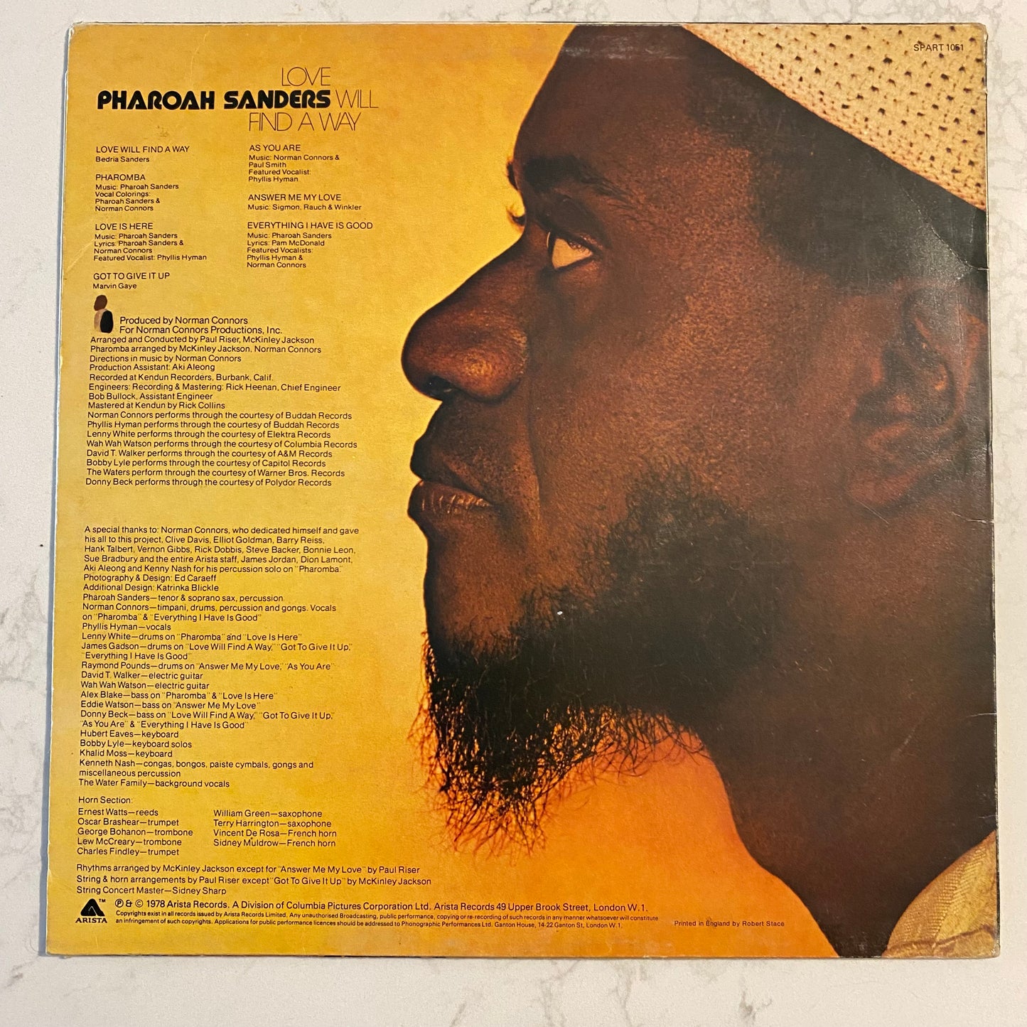 Pharoah Sanders - Love Will Find A Way (LP, Album)