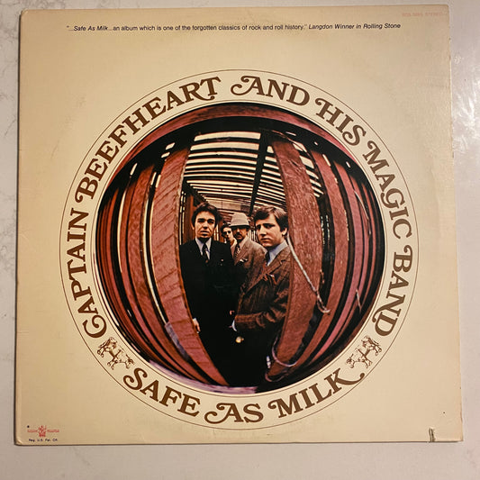 Captain Beefheart And His Magic Band* - Safe As Milk (LP, Album, RP, SON)