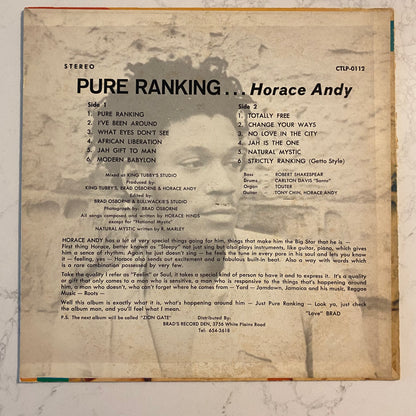 Horace Andy - Pure Ranking (LP, Album)