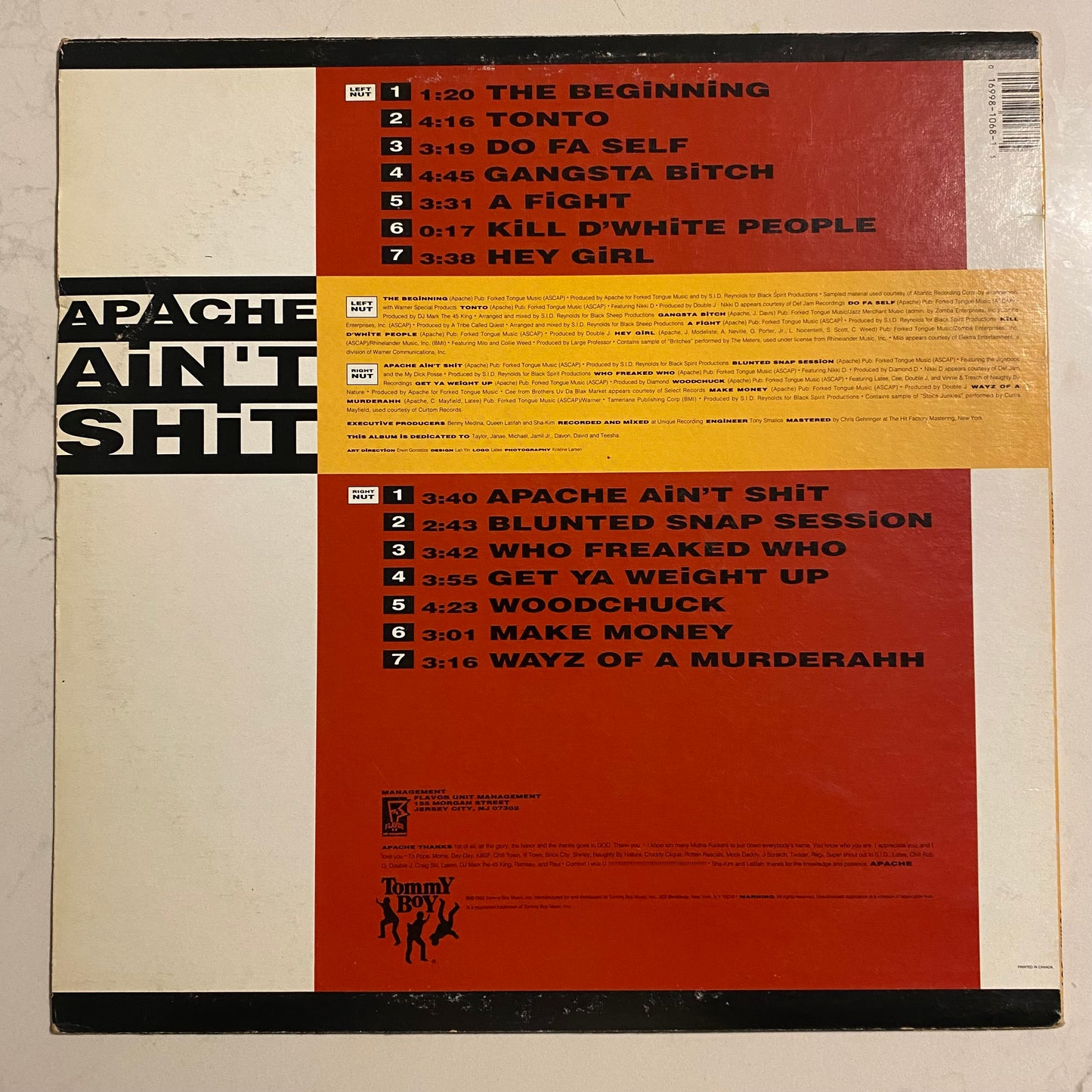 Apache - Apache Ain't Shit (LP, Album)