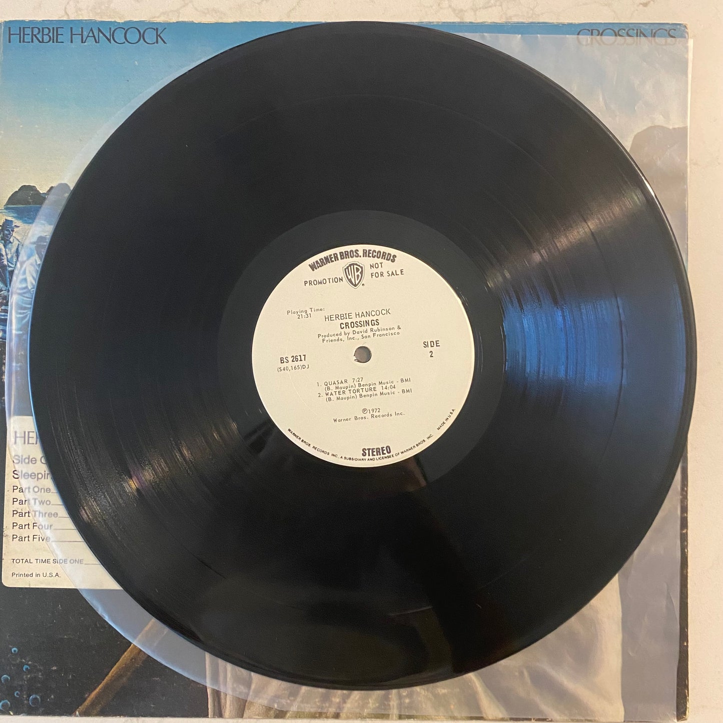 Herbie Hancock - Crossings (LP, Album, Promo)