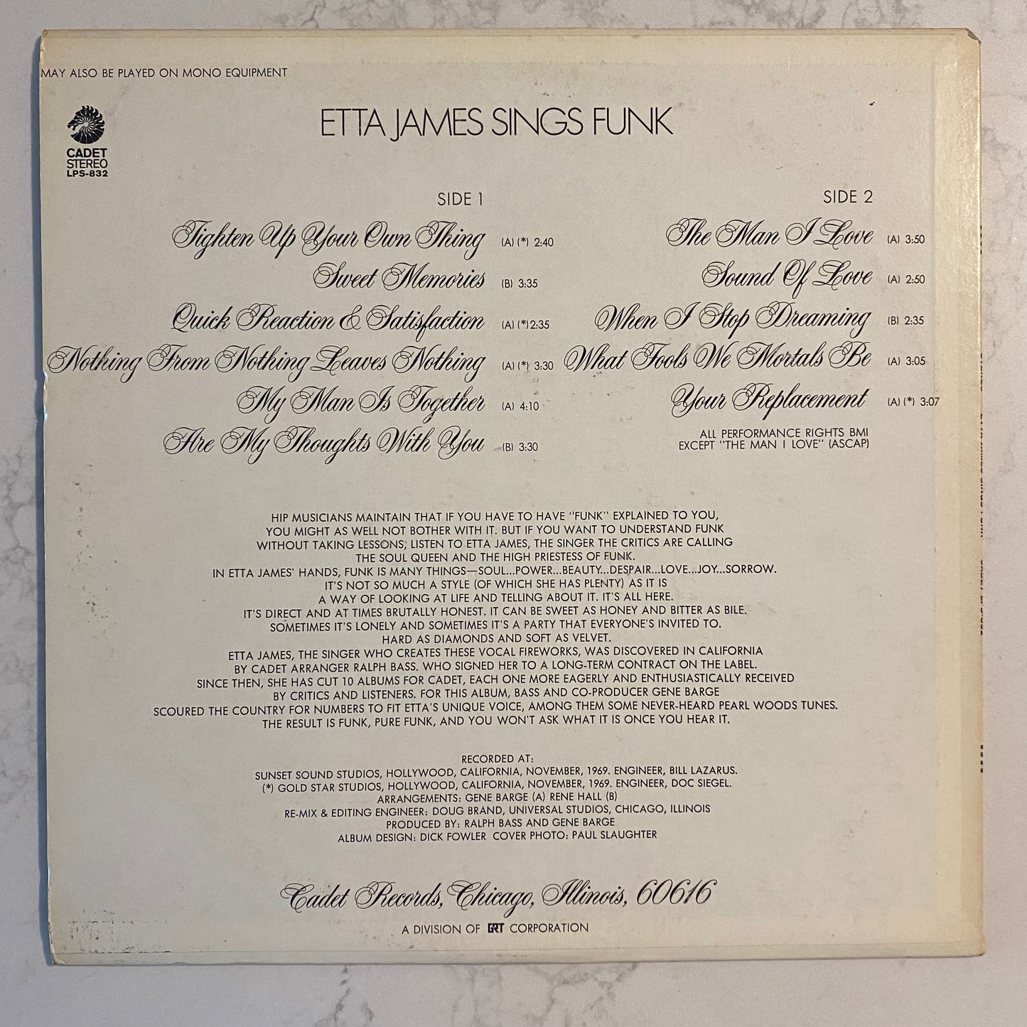 Etta James - Etta James Sings Funk (LP, Album)