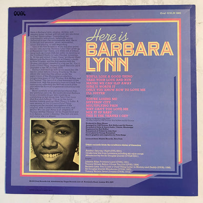 Barbara Lynn - Here Is (LP, Album)