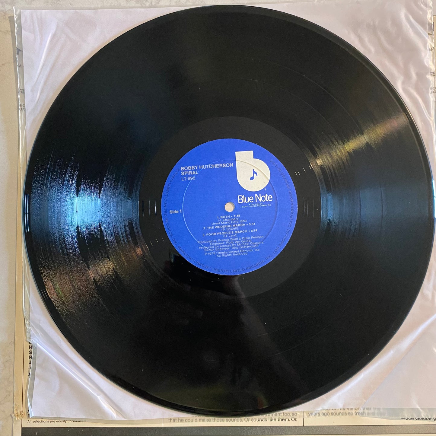 Bobby Hutcherson - Spiral (LP, Album)