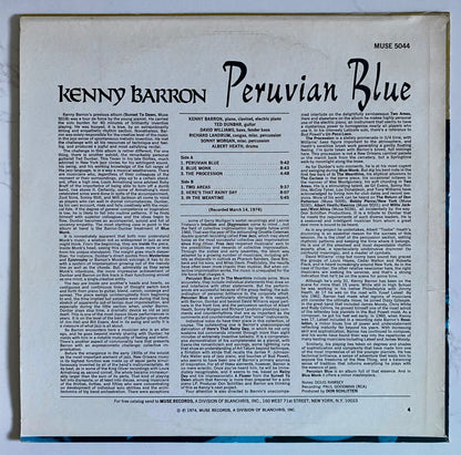 Kenny Barron - Peruvian Blue (LP, Album). JAZZ