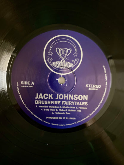 Jack Johnson - Brushfire Fairytales (LP, RM, 180). ROCK