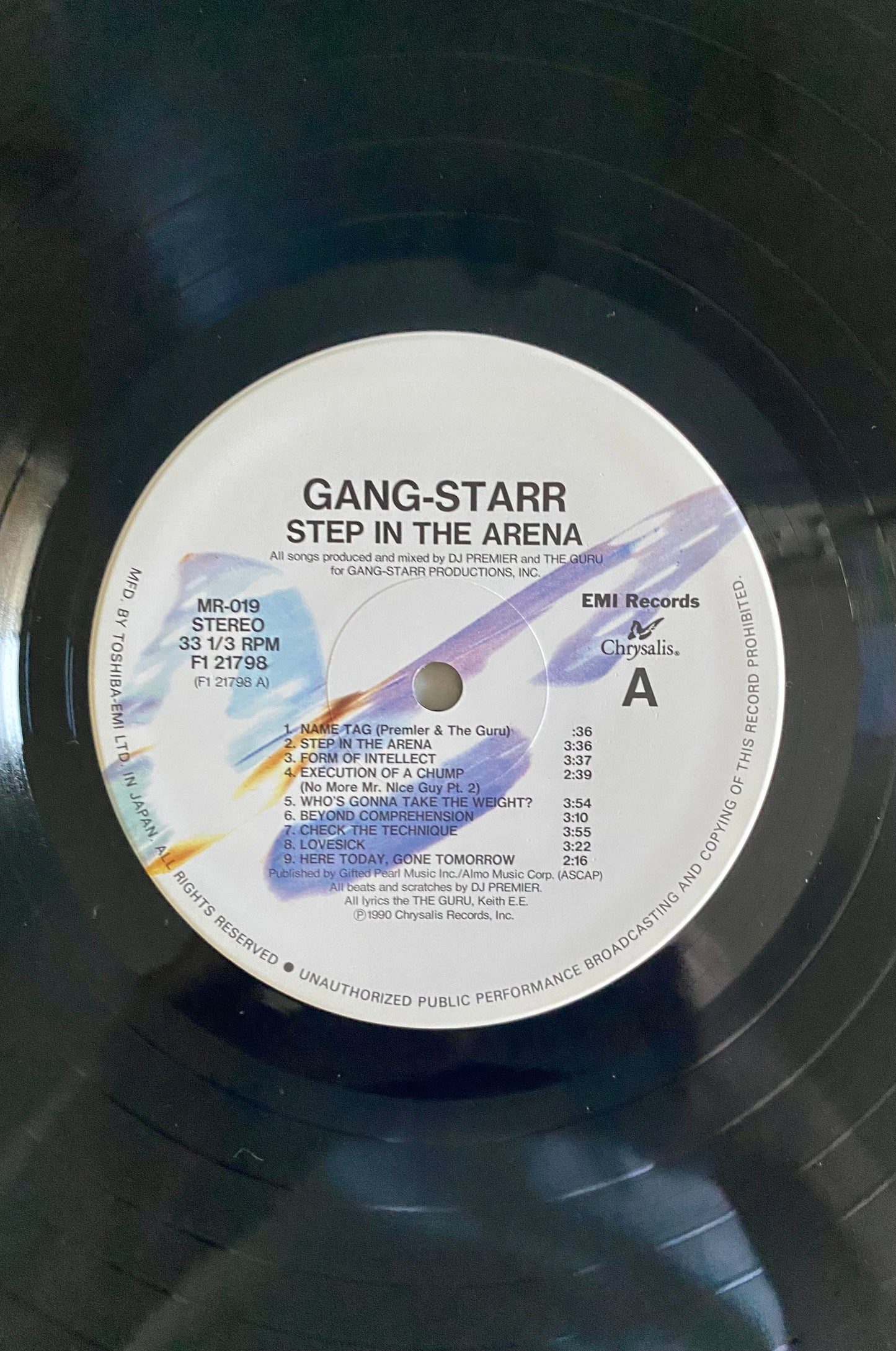 Gang Starr - Step In The Arena (LP, Album). HIP-HOP