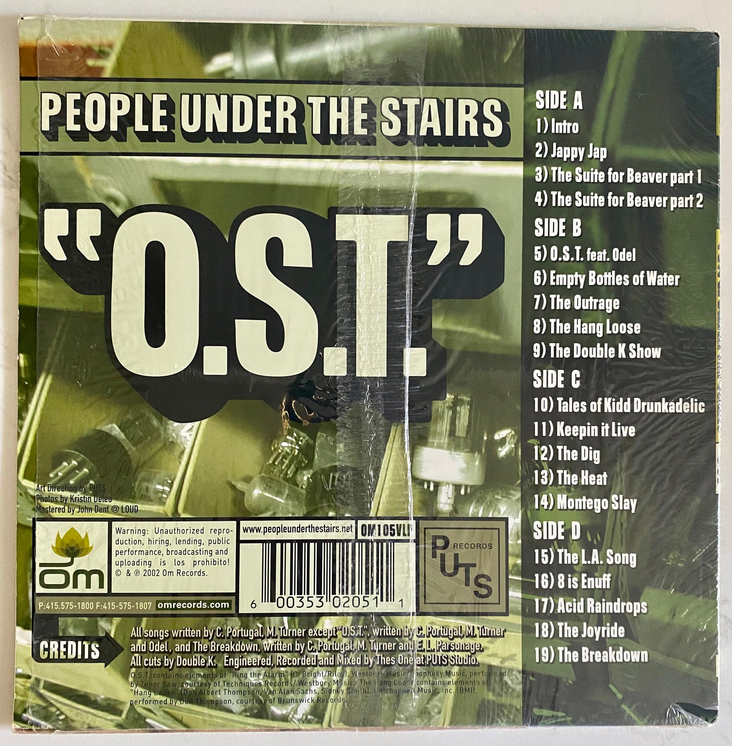 People Under The Stairs - O.S.T. (2xLP, Album). HIP-HOP