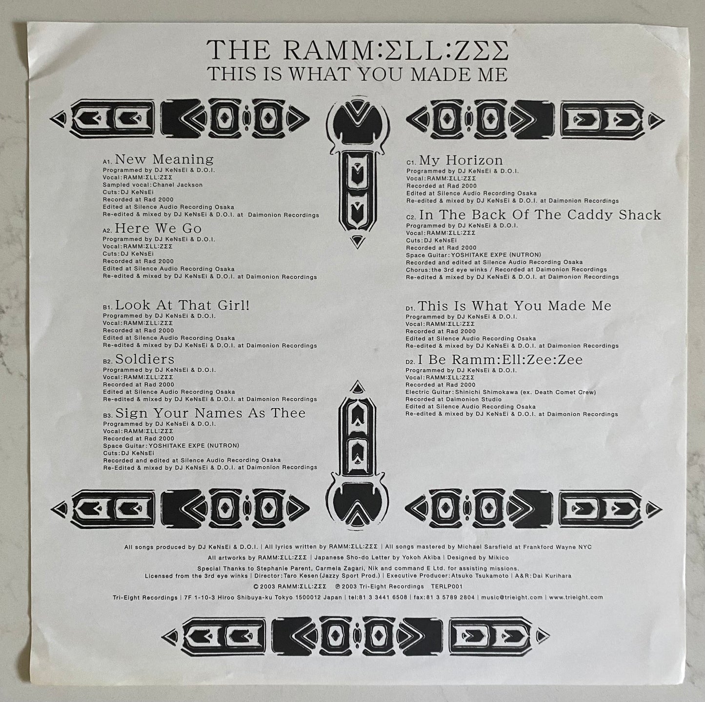 The RAMM:ΣLL:ZΣΣ* - This Is What You Made Me (2x12", Album, Ltd). HIP-HOP
