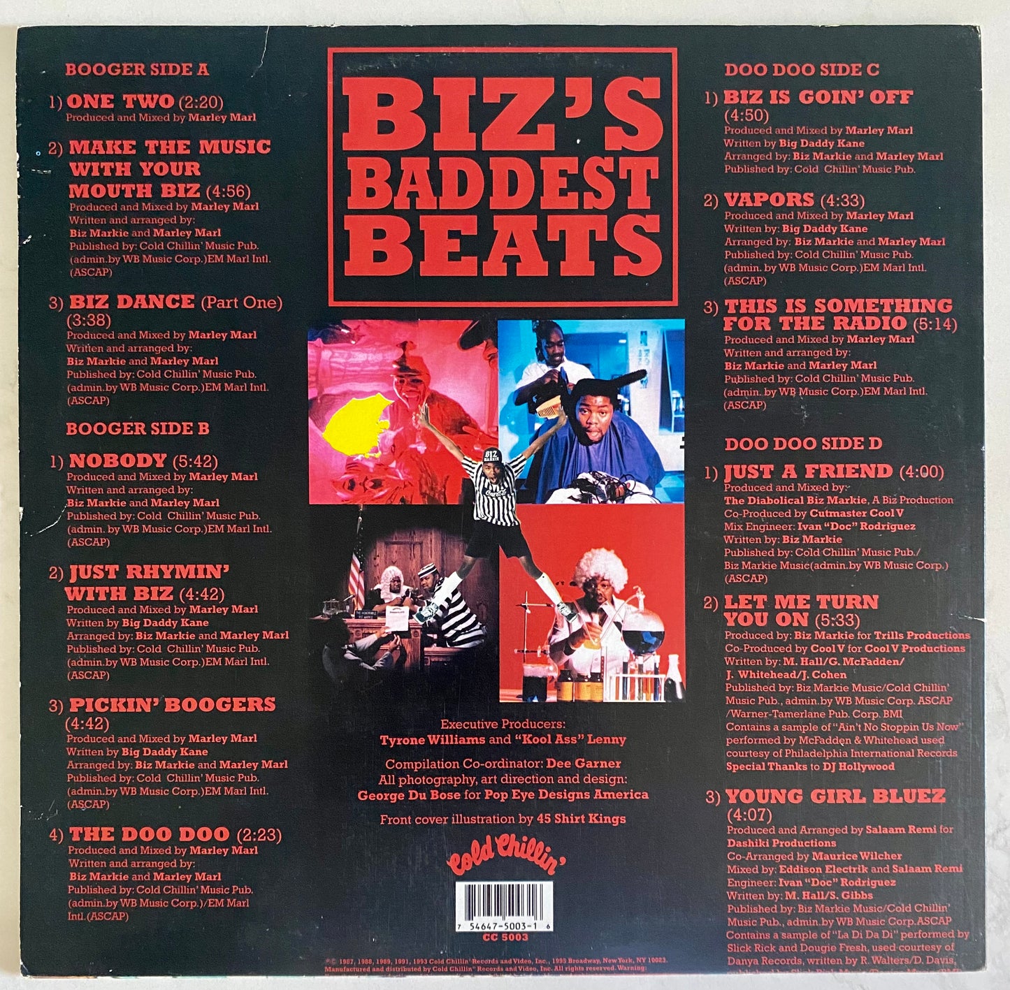 Biz Markie - Biz's Baddest Beats (2xLP, Comp). HIP-HOP