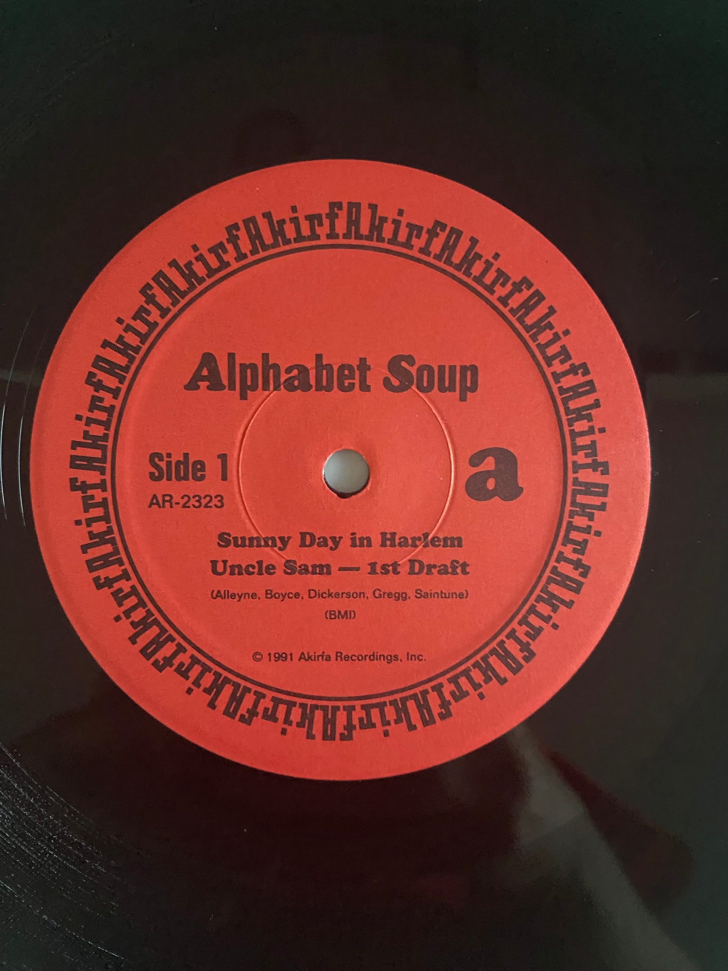 Alphabet Soup - Sunny Day In Harlem (12", EP). HIP-HOP