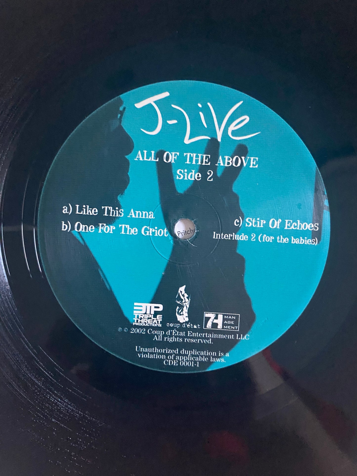 J-Live - All Of The Above (2xLP, Album). HIP-HOP
