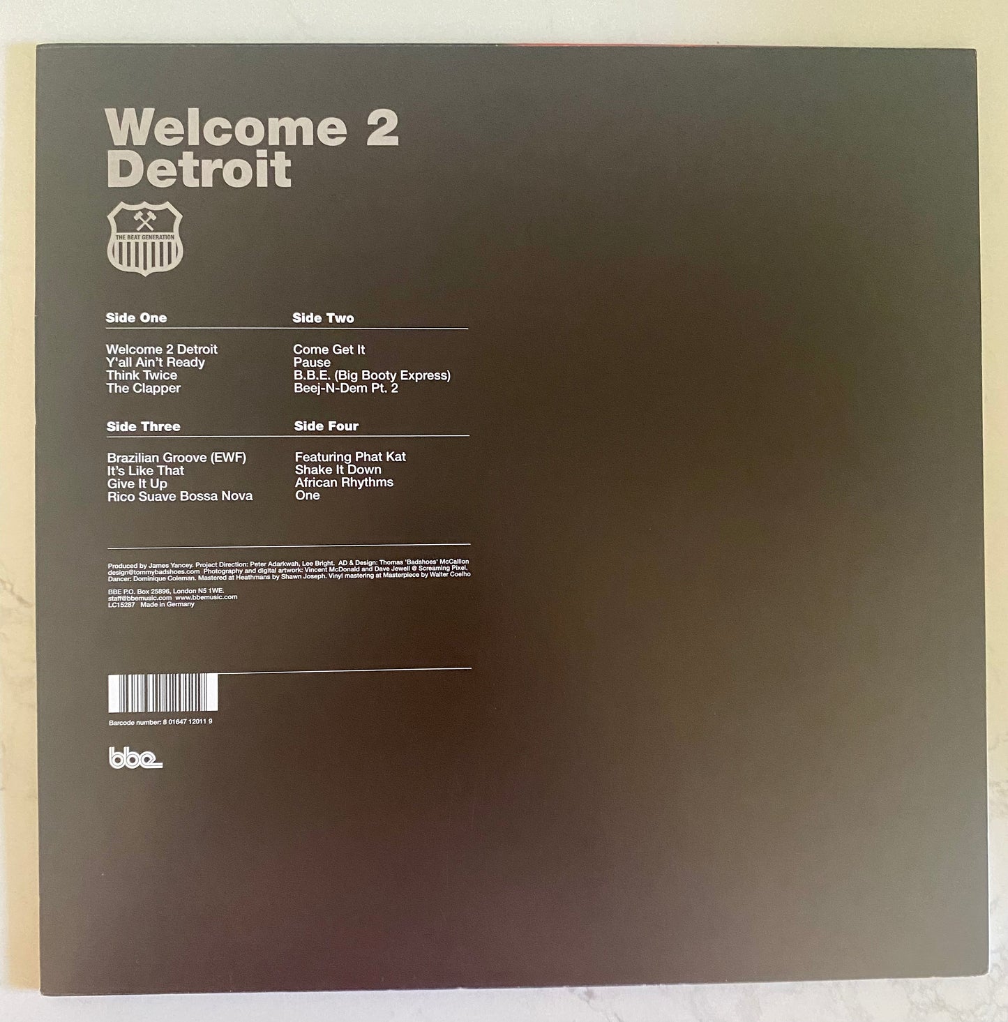 Jay Dee – Welcome 2 Detroit. 2 x Vinyl, LP, Album, Reissue, Pallas Pressing. HIP-HOP