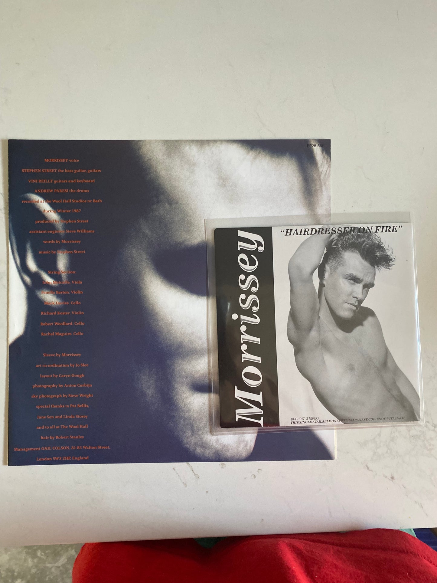Morrissey - Viva Hate (LP, Album + 7", S/Sided, Single, Etch). ROCK