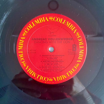 Andreas Vollenweider - Dancing With The Lion (LP, Album). ELECTRONIC