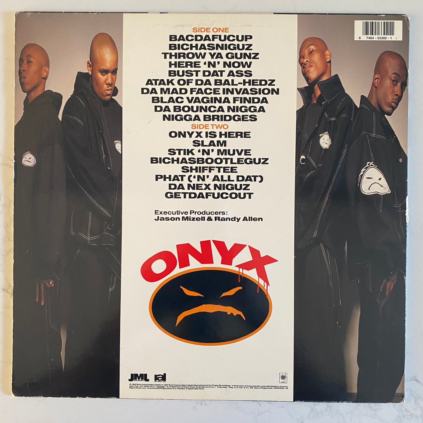 Onyx - Bacdafucup (LP, Album). HIP-HOP
