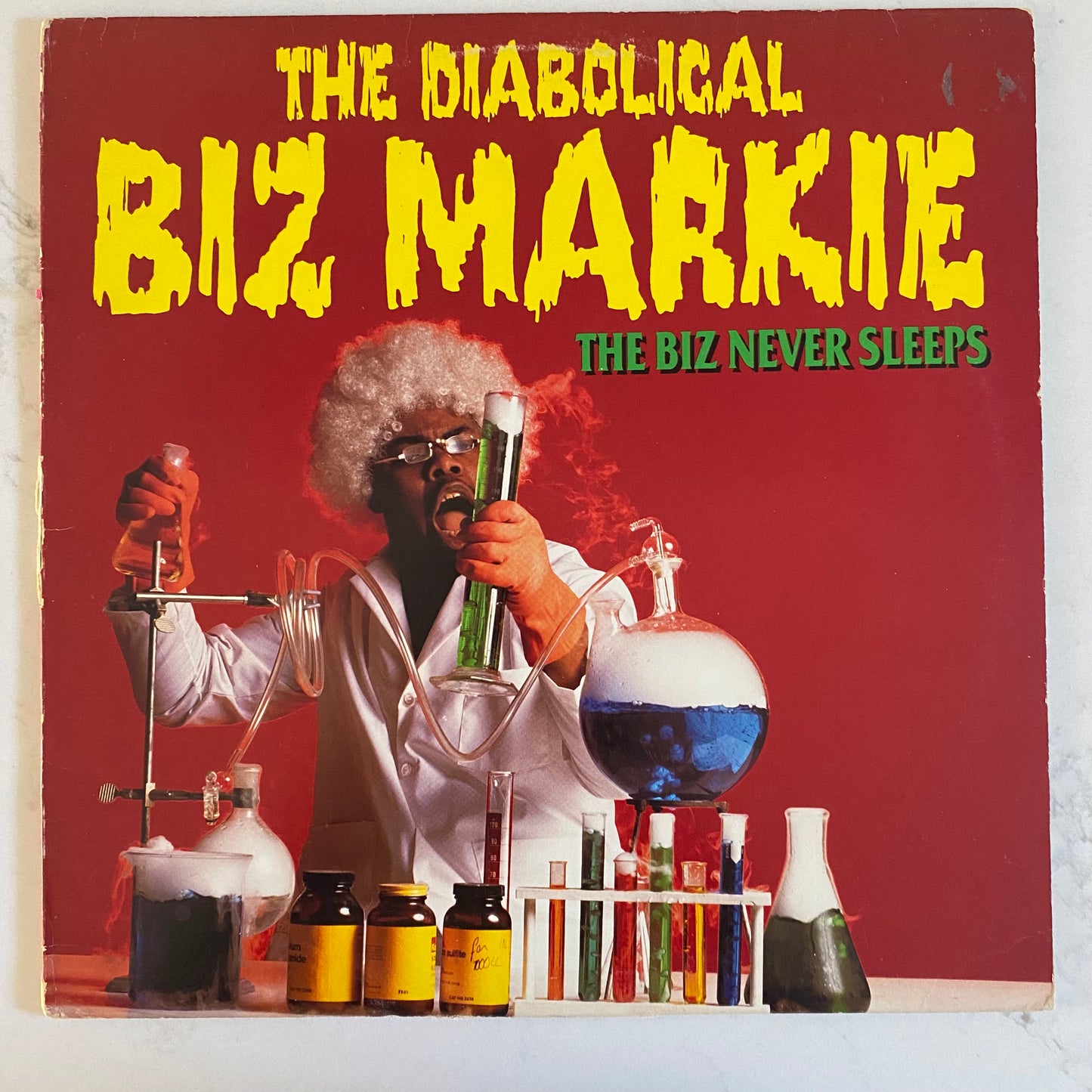 The Diabolical Biz Markie* - The Biz Never Sleeps (LP, Album). HIP-HOP