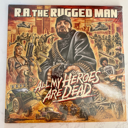R.A. The Rugged Man - All My Heroes Are Dead (3xLP, Album, Ltd, Gho). SEALED!!HIP-HOP