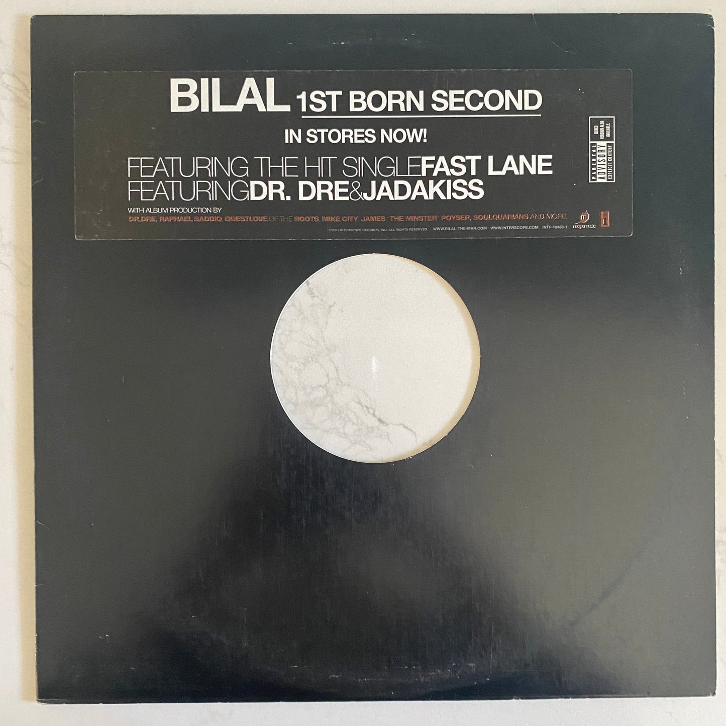 Bilal - 1st Born Second (2xLP, Album, Promo). R&B