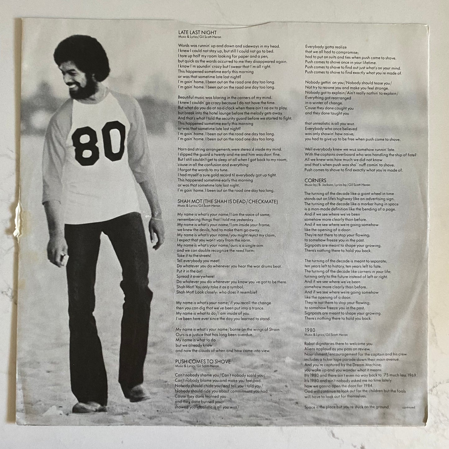 Gil Scott-Heron & Brian Jackson - 1980 (LP, Album, San). FUNK