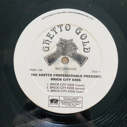 The Ghetto Professionals* Present: Brick City Kids - Brick City Kids (12"). 12" HIP-HOP