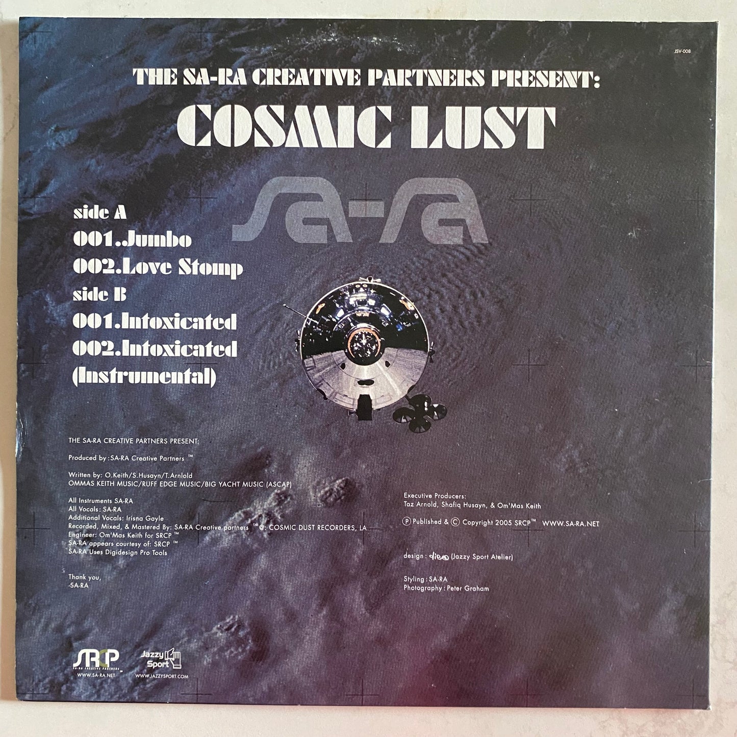 The Sa-Ra Creative Partners* - Cosmic Lust (12", EP). 12" HIP-HOP