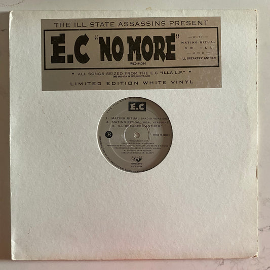 E.C* - No More (12", Ltd, Whi). 12" HIP-HOP