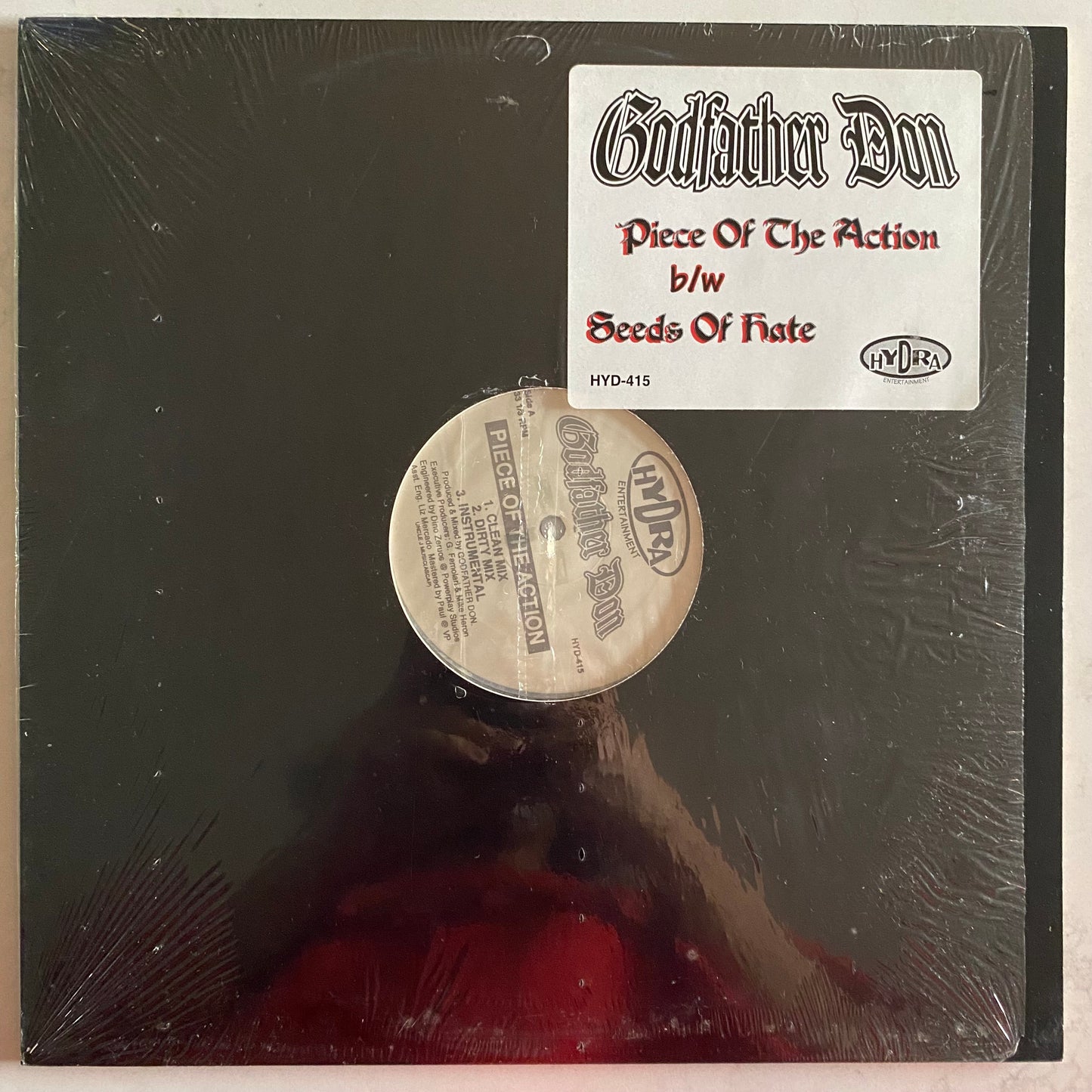 Godfather Don - Piece Of The Action / Seeds Of Hate (12"). 12" HIP-HOP