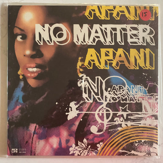 Apani* - No Matter (12", Single, Ltd). 12" HIP-HOP