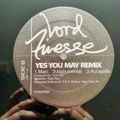 Lord Finesse - You Know What I'm About / Yes You May Remix (12"). 12" HIP-HOP