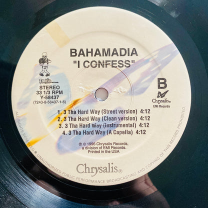 Bahamadia - I Confess (12"). 12" HIP-HOP