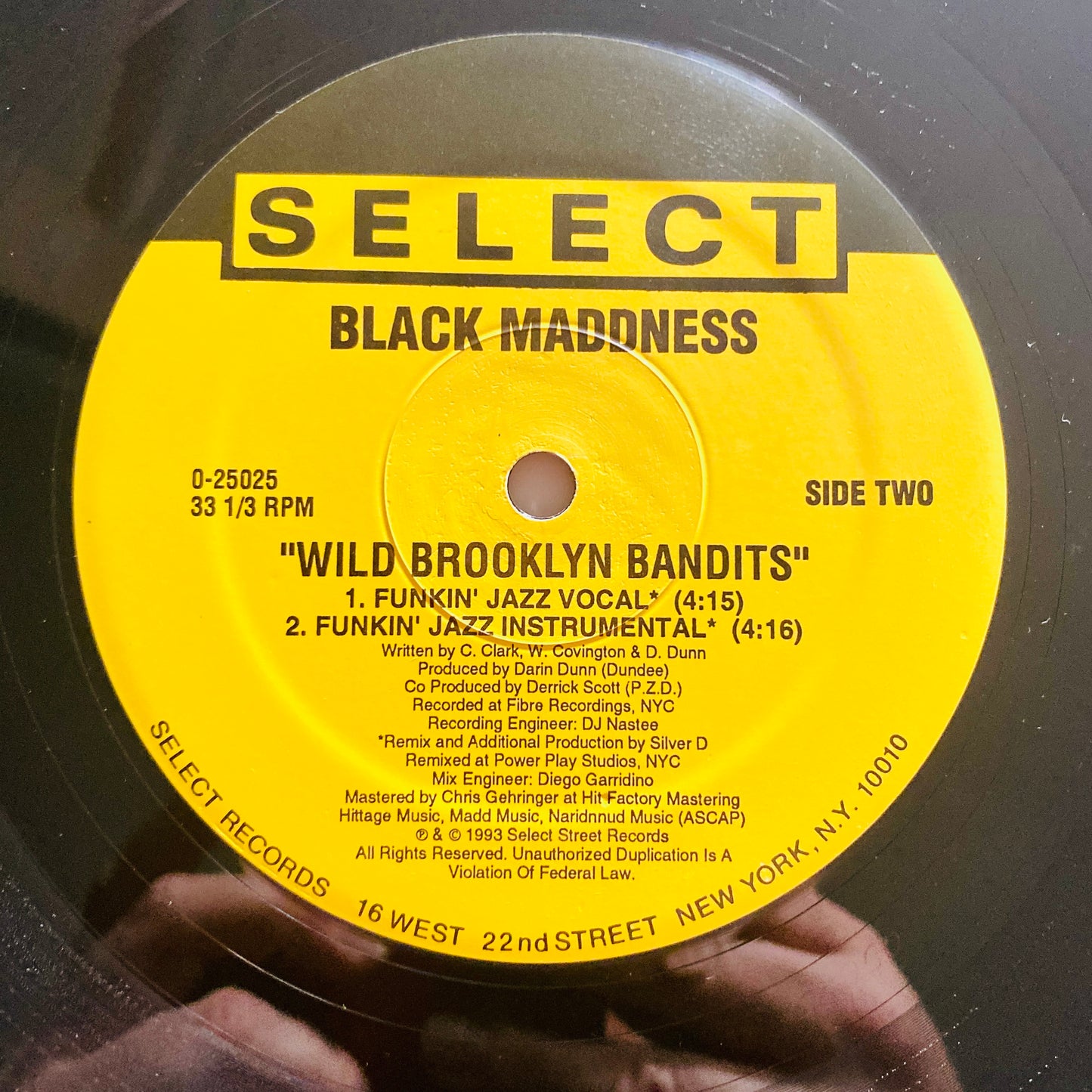 Black Maddness - Wild Brooklyn Bandits (12", Maxi). 12" HIP-HOP